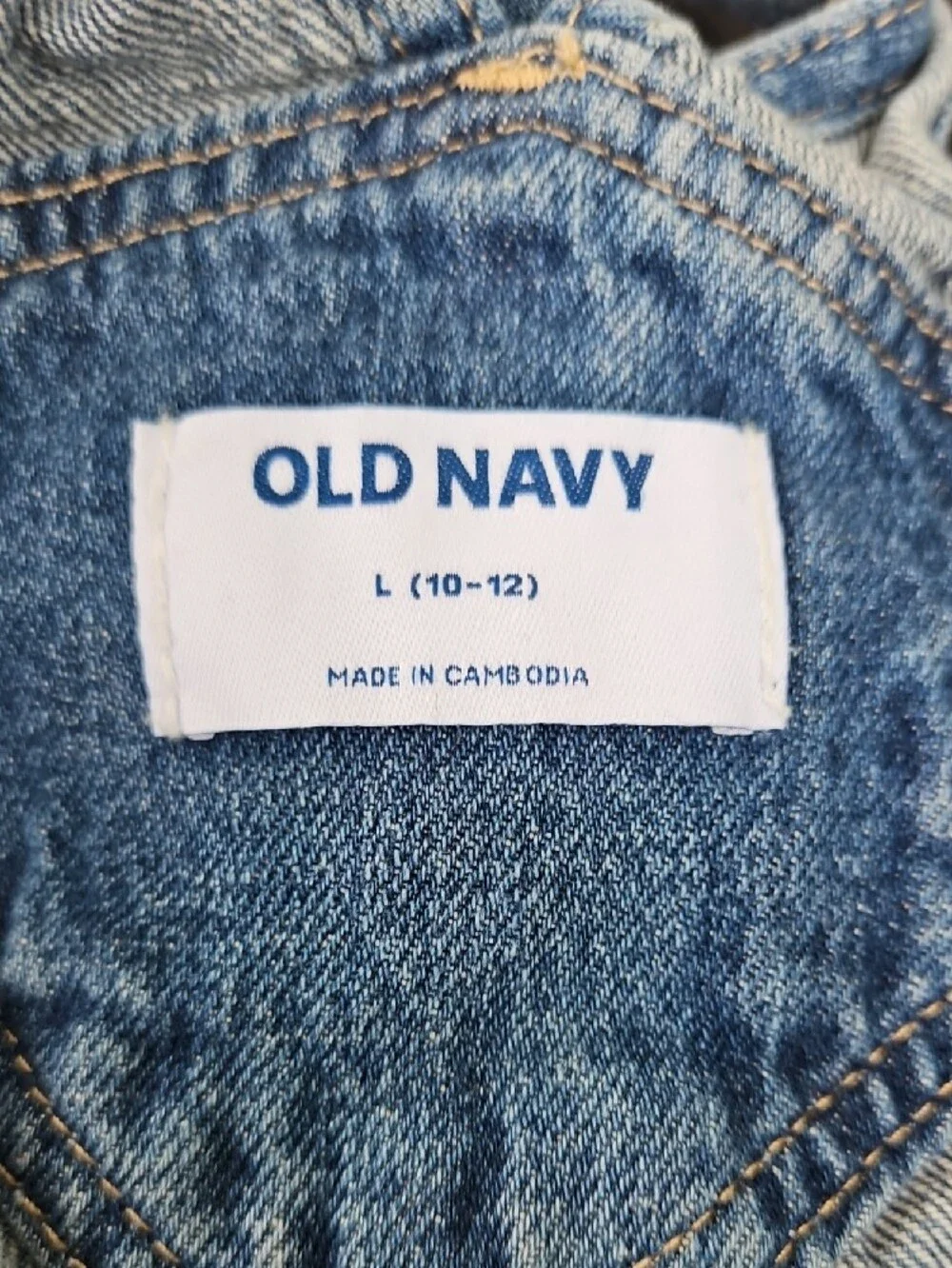 Old Navy Girls Denim Overalls